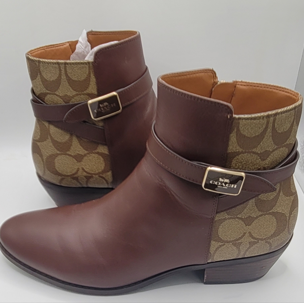 Coach Booties (Pre-owned)